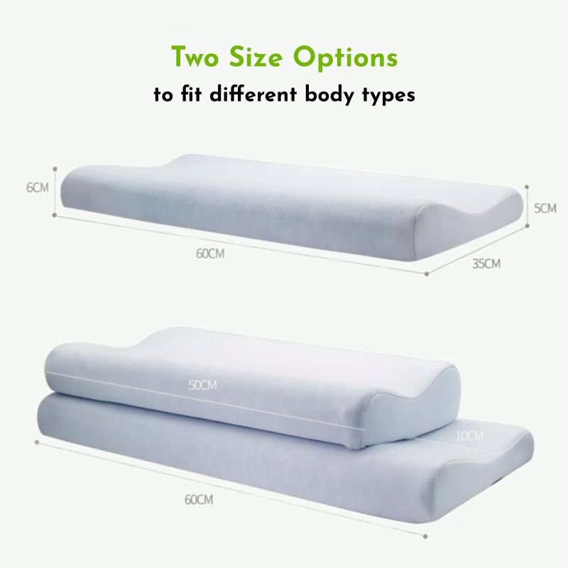 Ultra Slim Ergo Cervical Pillow For Low Pillow Sleepers