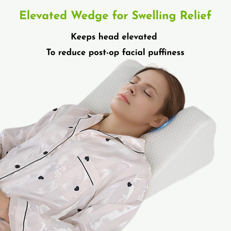 Ergo Post-Op Anti-Wrinkle Wedge Pillow For Face Recovery