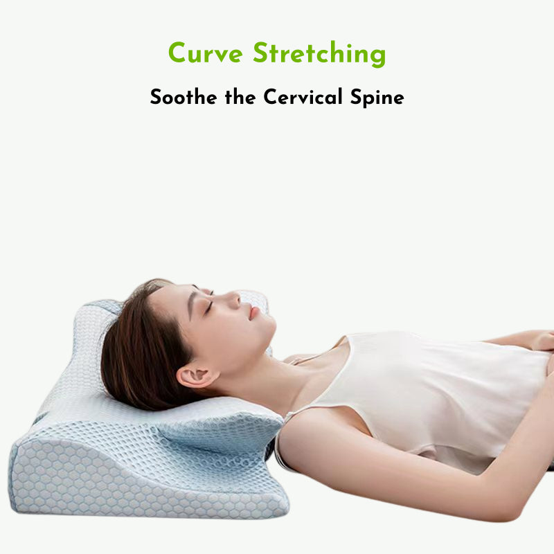 Ergo Neck Support Memory Foam Pillow For Pain Relief