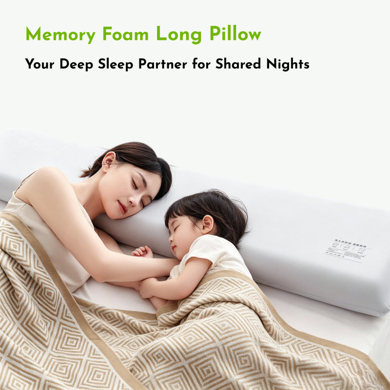 Temperature-Regulated Cervical Support Long Pillow For Family