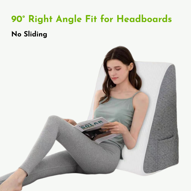 Bed Wedge Pillow For Sleep Apnea, Acid Reflux & Back Pain Relief