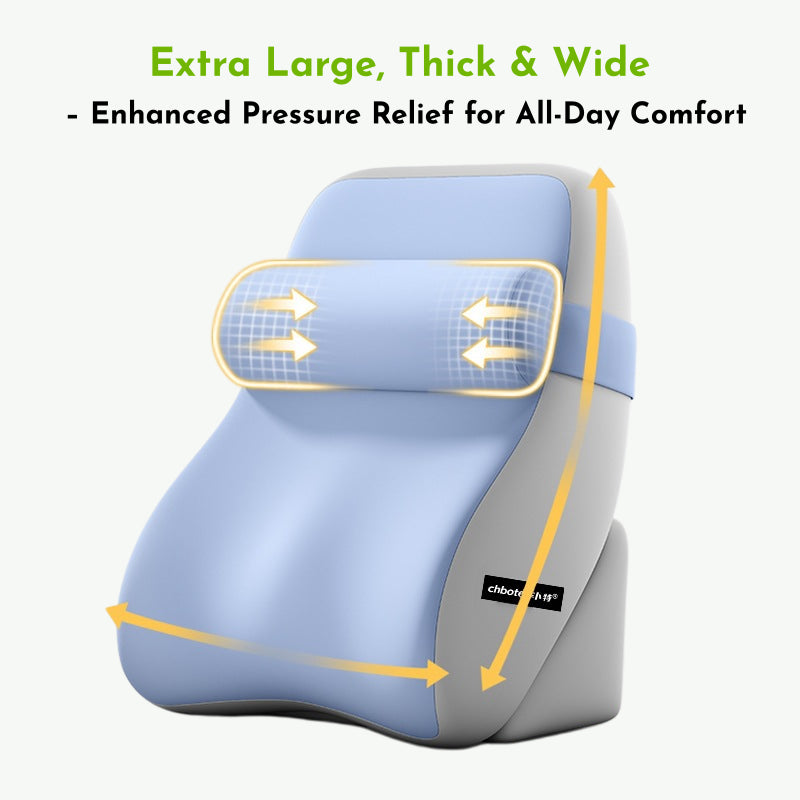 Ergo Split-Design Multi-Angle Lumbar Pillow For Sedentary Users