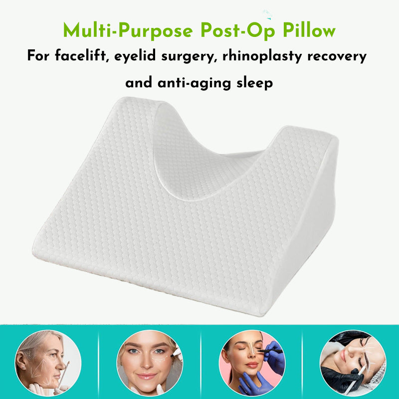 Ergo Post-Op Anti-Wrinkle Wedge Pillow For Face Recovery