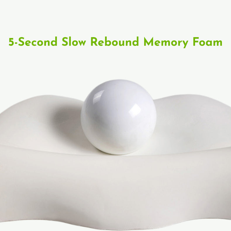 Zero Pressure Cooling Ergo Cervical Memory Foam Pillow For Queen