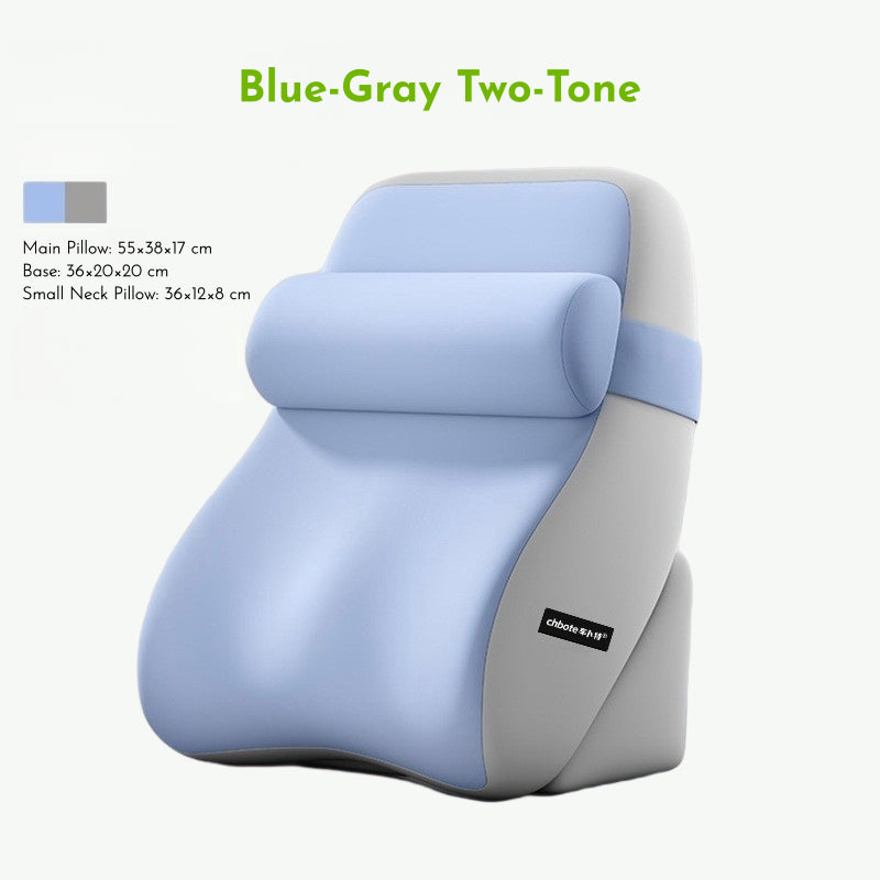 Ergo Split-Design Multi-Angle Lumbar Pillow For Sedentary Users