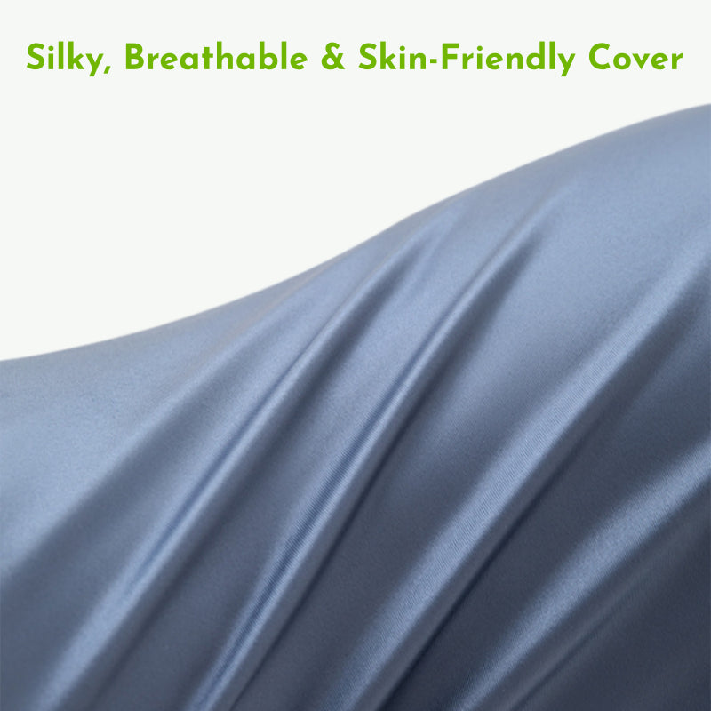 Double M-Shaped Ergo Cervical Memory Foam Pillow For Queen