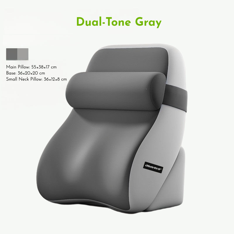 Ergo Split-Design Multi-Angle Lumbar Pillow For Sedentary Users