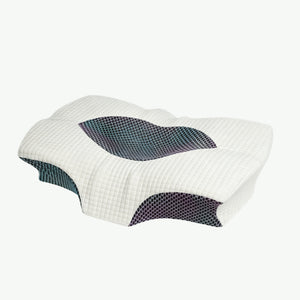 Dual-Curve 70D Cervical Memory Foam Pillow For Restful Sleep