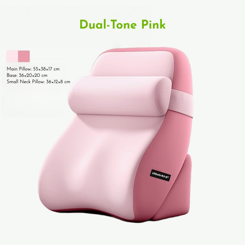 Ergo Split-Design Multi-Angle Lumbar Pillow For Sedentary Users