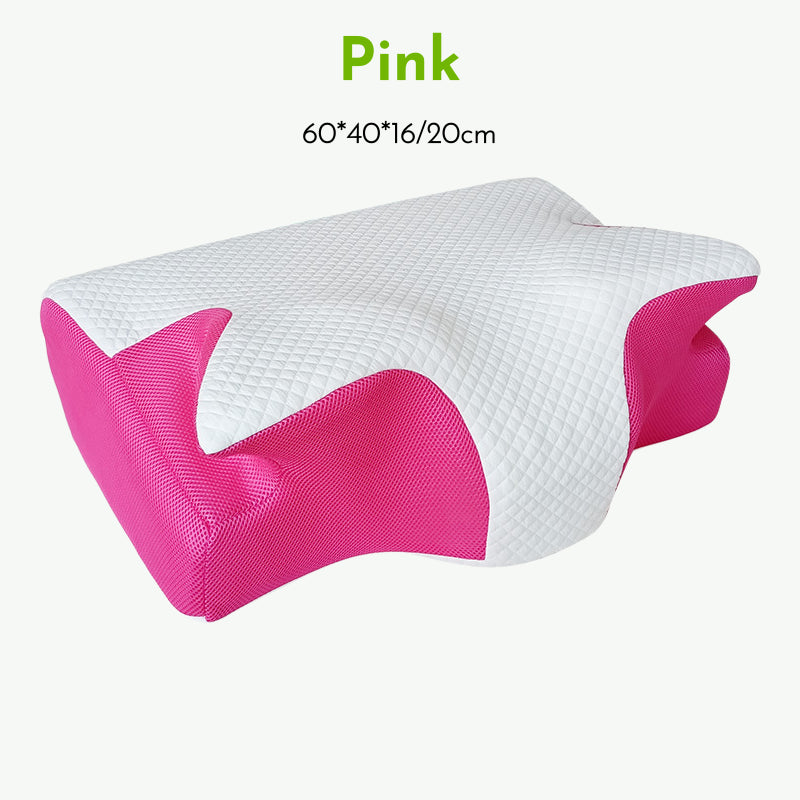 Height Adjustable Ergo Cervical Pillow For Plus-Size Users